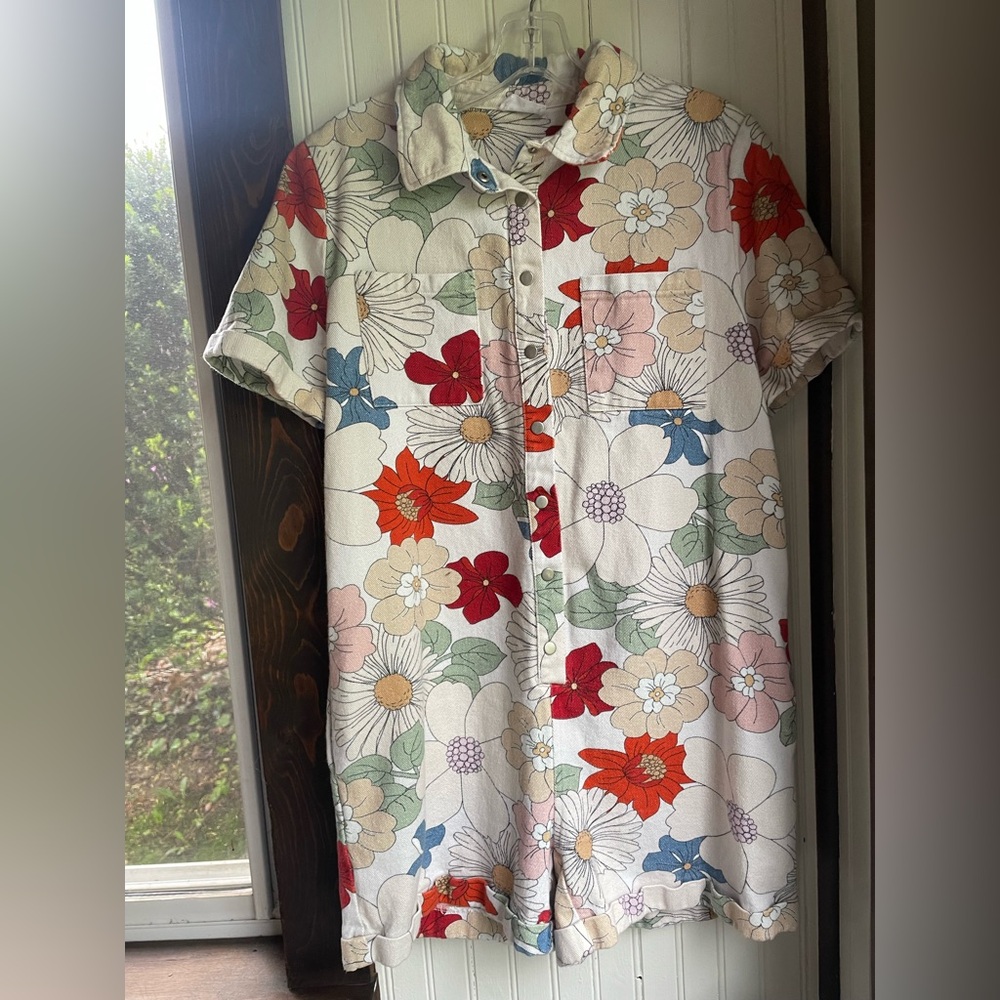 Storia flowered print romper